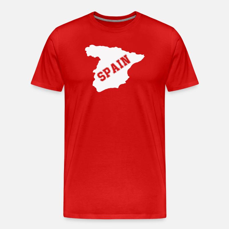 spanien spain - Männer Premium Bio T-Shirt - Rot