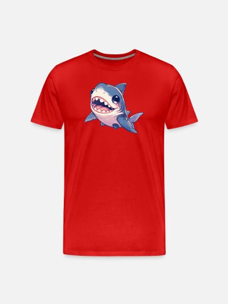 Requins Requin - T-shirt bio Premium Homme - rouge