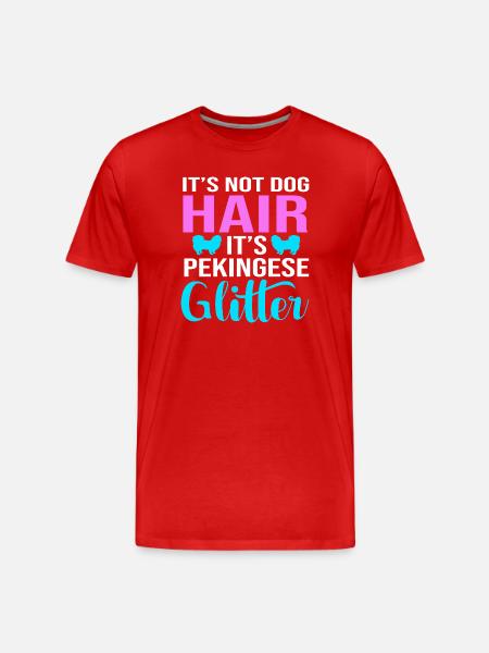 Pekingese dog - Men's Premium Organic T-Shirt - red