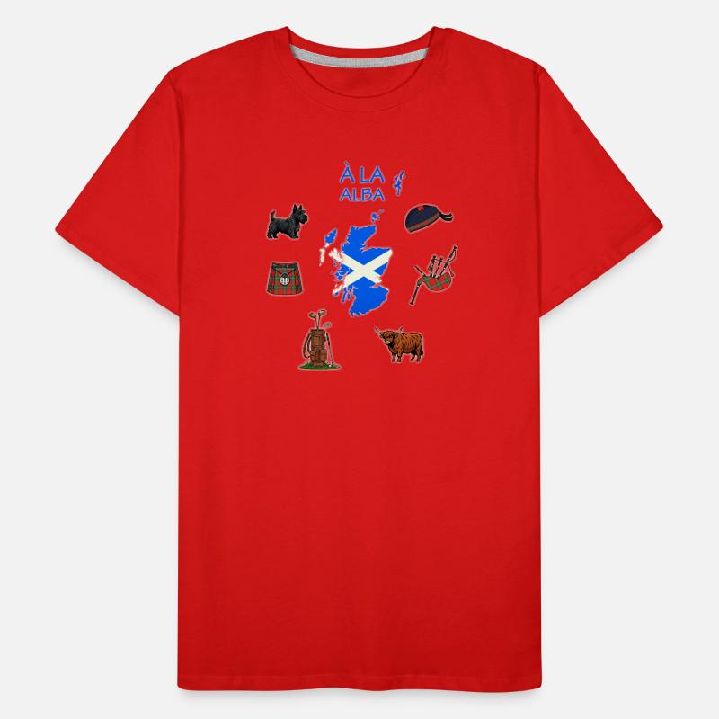 SCOTTISH AURA Men's Premium Organic T-Shirt