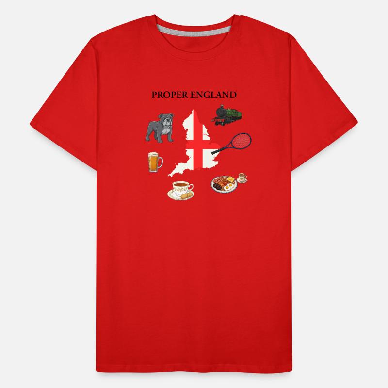 EIGENTLICHES ENGLAND Männer Premium Bio T-Shirt