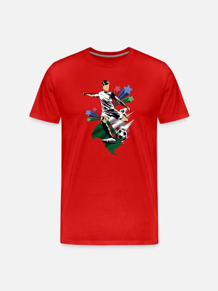 Argelia - Algeria - Flag - Men's Premium Organic T-Shirt - red