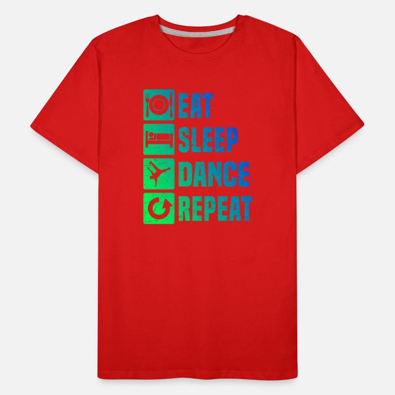 Gift idea for a breakdancer with street dance Men's Premium Organic T-Shirt