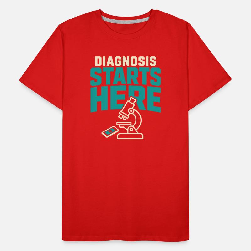 Pathology Laboratory Week, Diagnostics, Men's Premium Organic T-Shirt