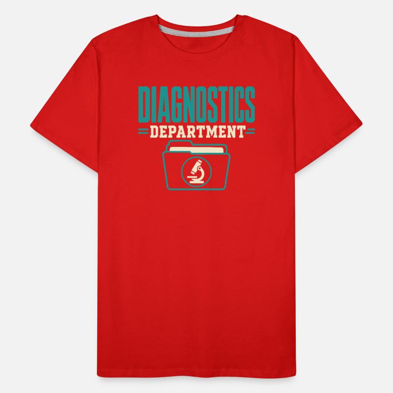 Pathology Laboratory Week, Diagnostics, Men's Premium Organic T-Shirt