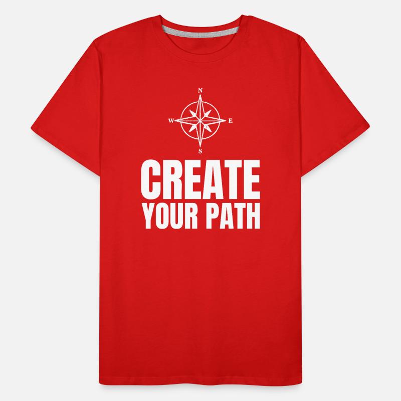 Create Your Path Men's Premium Organic T-Shirt