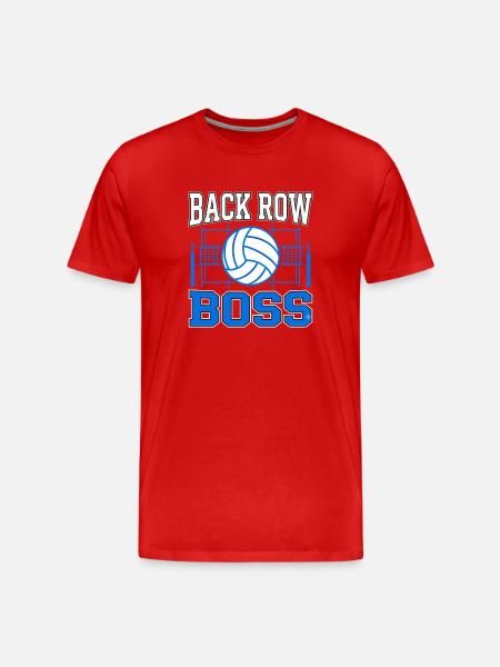 Joueuse spécialisée défensive du líbo-ball - T-shirt bio Premium Homme - rouge