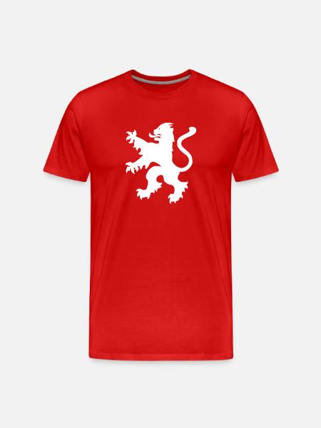 Niederlande - Nederland - Netherlands - Lion Löwe - Men's Premium Organic T-Shirt - red