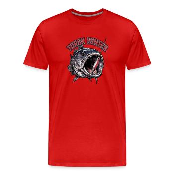 Norwegen Dorsch - Männer Premium Bio T-Shirt - Rot - Vorne - Damien (186cm)