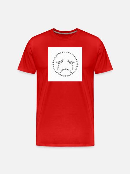 sadey - Männer Premium Bio T-Shirt - Rot