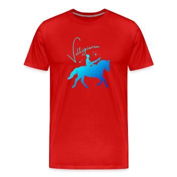 Moulin de voûte – Tenue sportive pour sauteurs - T-shirt bio Premium Homme - rouge - Devant - Damien (186cm)