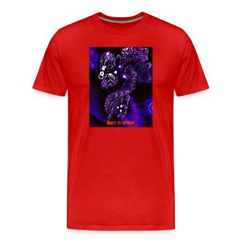 Cyber Goth Hexenhaus Dämonische Hand-Grafik - Männer Premium Bio T-Shirt - Rot - Vorne - Damien (186cm)