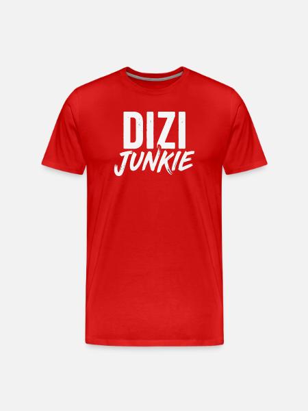 Dizi Junkie - Men's Premium Organic T-Shirt - red