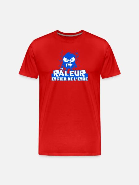 Râleur - T-shirt bio Premium Homme - rouge