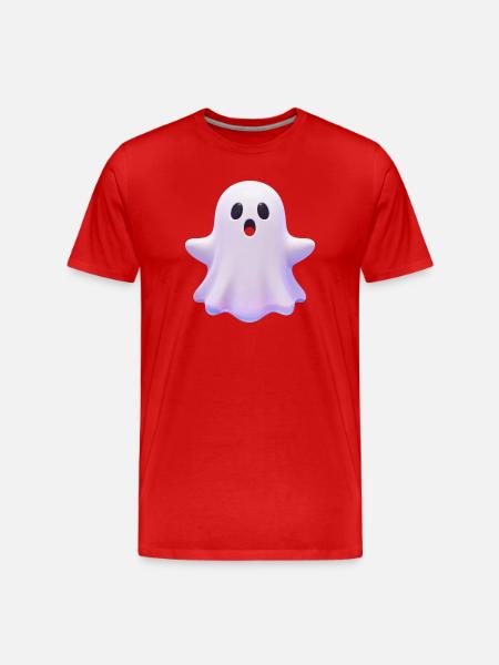 Pastel Ghost Pop Art - Men's Premium Organic T-Shirt - red