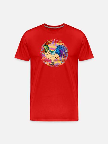 Coq - T-shirt bio Premium Homme - rouge