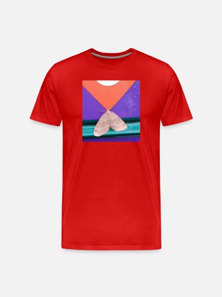 Papillon géométrique - T-shirt bio Premium Homme - rouge