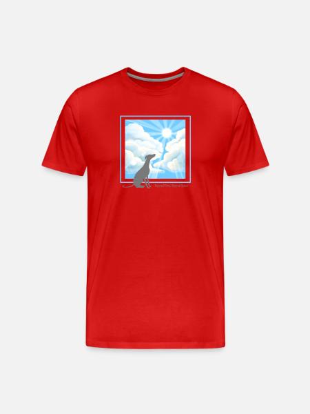 More Than a Pet - Sighthound - Men's Premium Organic T-Shirt - red