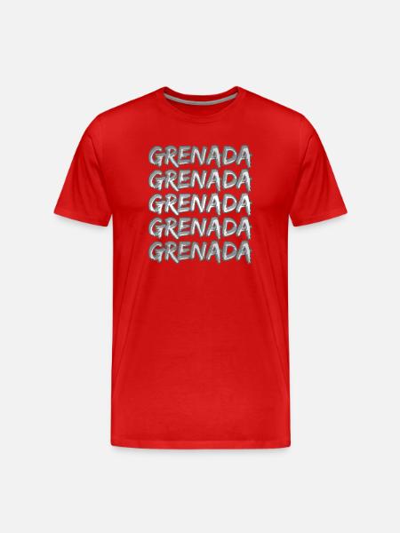 Plongée en Grenade - T-shirt bio Premium Homme - rouge