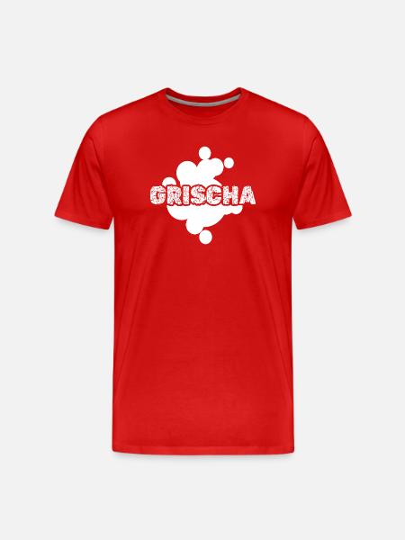 Grischa as a gift - Men's Premium Organic T-Shirt - red