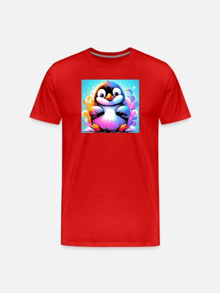 pingouin - T-shirt bio Premium Homme - rouge