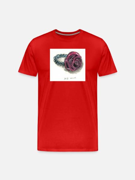 Rose Bracelet - T-shirt bio Premium Homme - rouge