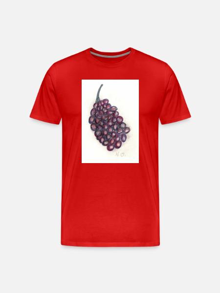 Raisins - T-shirt bio Premium Homme - rouge