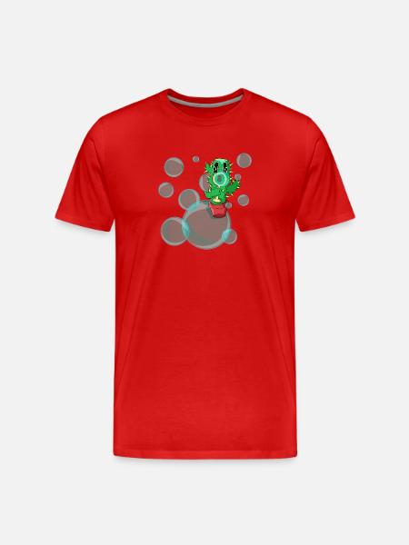 RESPIRATION CLAIRE - T-shirt bio Premium Homme - rouge
