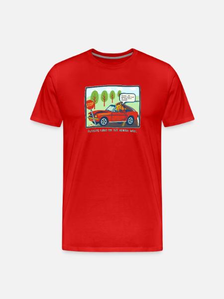 Vision optimiste malgré la défaillance - T-shirt bio Premium Homme - rouge