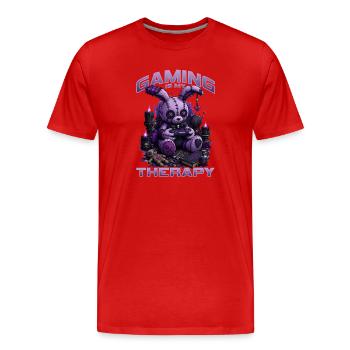 Pastel Goth Soft Goth Gaming Gamer - T-shirt bio Premium Homme - rouge - Devant - Damien (186cm)