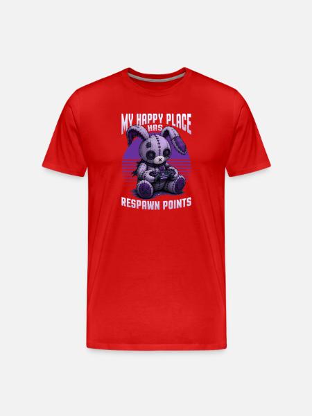 Pastel Goth Soft Goth Gaming Gamer - Men's Premium Organic T-Shirt - red