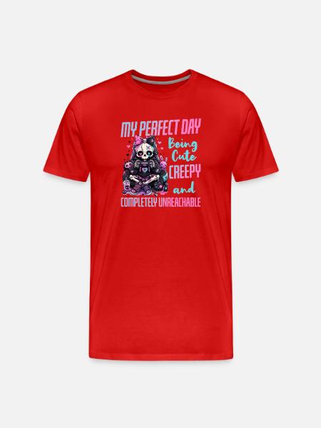 Pastel Goth Soft Goth Gaming Gamer - T-shirt bio Premium Homme - rouge