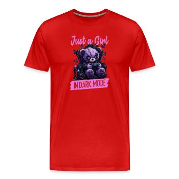 Pastel Goth Soft Goth Gaming Gamer - T-shirt bio Premium Homme - rouge - Devant - Damien (186cm)