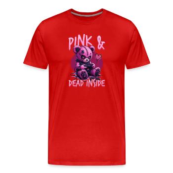 Pastel Goth Soft Goth Gaming Gamer - T-shirt bio Premium Homme - rouge - Devant - Damien (186cm)