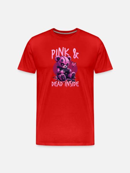 Pastel Goth Soft Goth Gaming Gamer - Men's Premium Organic T-Shirt - red