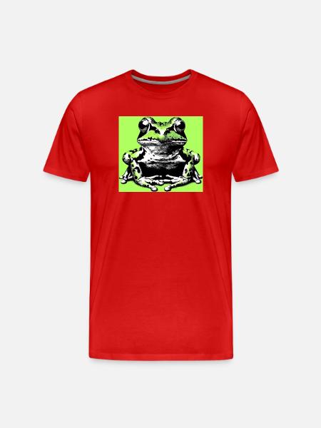 grenouille - T-shirt bio Premium Homme - rouge