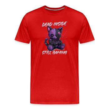 Pastel Goth Soft Goth Gaming Gamer - T-shirt bio Premium Homme - rouge - Devant - Damien (186cm)