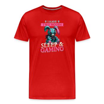 Pastel Goth Soft Goth Gaming Gamer - T-shirt bio Premium Homme - rouge - Devant - Damien (186cm)