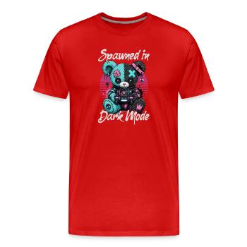 Pastel Goth Soft Goth Gaming Gamer - T-shirt bio Premium Homme - rouge - Devant - Damien (186cm)