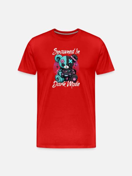 Pastel Goth Soft Goth Gaming Gamer - Men's Premium Organic T-Shirt - red