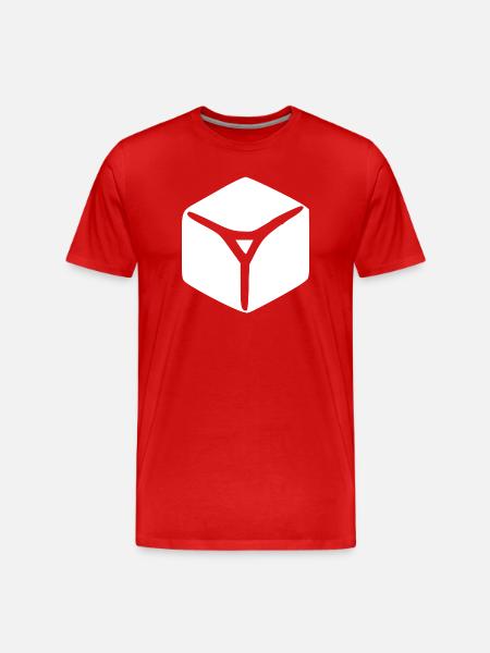 Glaçons blancs cadeau - T-shirt bio Premium Homme - rouge