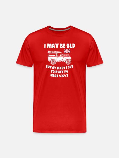 I_Got_to_Play_4x4 - Men's Premium Organic T-Shirt - red