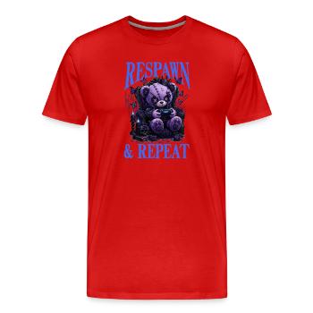 Pastel Goth Soft Goth Gaming Gamer - T-shirt bio Premium Homme - rouge - Devant - Damien (186cm)
