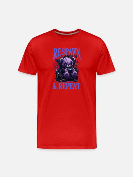 Pastel Goth Soft Goth Gaming Gamer - Men's Premium Organic T-Shirt - red