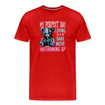 Pastel Goth Soft Goth Gaming Gamer - T-shirt bio Premium Homme - rouge - Devant - Damien (186cm)