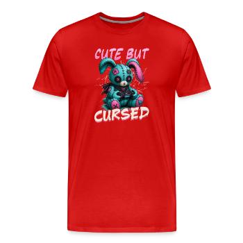 Pastel Goth Soft Goth Gaming Gamer - Männer Premium Bio T-Shirt - Rot - Vorne - Damien (186cm)