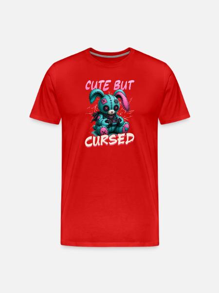 Pastel Goth Soft Goth Gaming Gamer - Männer Premium Bio T-Shirt - Rot