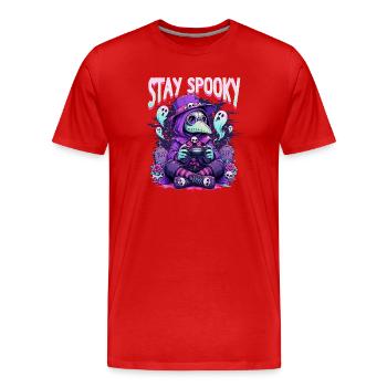 Pastel Goth Soft Goth Gaming Gamer - Männer Premium Bio T-Shirt - Rot - Vorne - Damien (186cm)