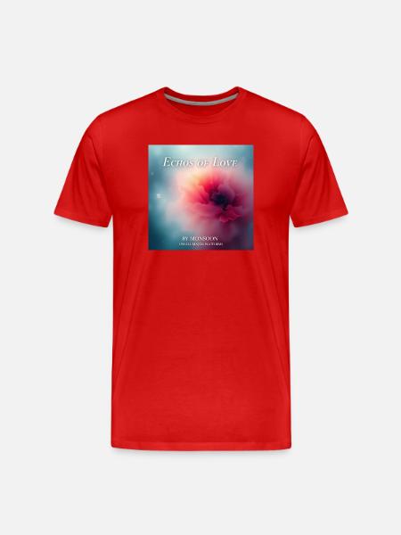 Echoes of Love by Monsoon/Mark Noone - Men's Premium Organic T-Shirt - red