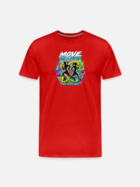 Movement for a better future - Men's Premium Organic T-Shirt - red